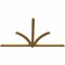 Ekena Millwork Redmond Rough Sawn Timber Gable Bracket, Western Red Cedar, 108"W x 63"H x 2"D x 4"F, 14/12 Pitch GBW108X63X0204RED00RWR - alternate 4